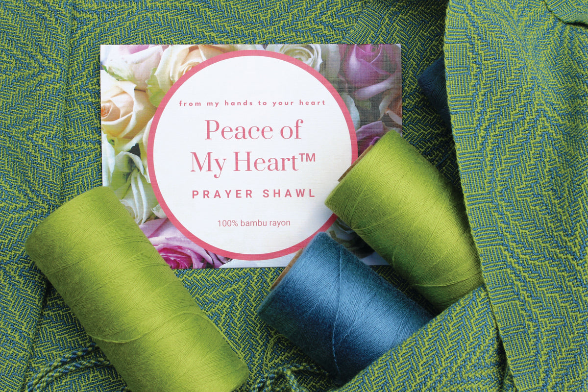 Peace of My Heart™ Prayer Shawl in Bambu – Cotton Clouds Inc.