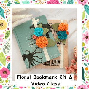 Floral Bookmark Kit & Video Class