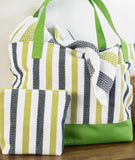 Splash of Lime Cabana Beach Towel and Tote