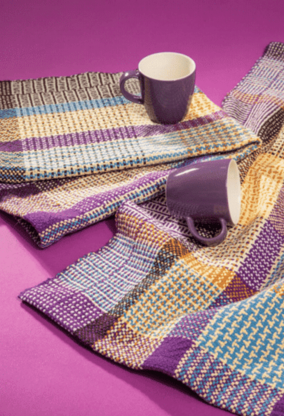 Eclectic Color-and-Weave Towels