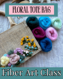 Floral Tote Bag Kit + Class
