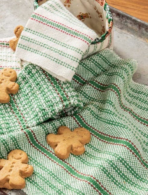 Gingerbread Dishcloths and Bin