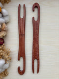 Ergonomic Wooden Weaving Shuttle