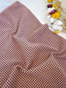 Houndstooth Plaid Towels