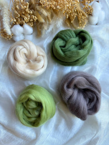 Wool Roving Bundle 2