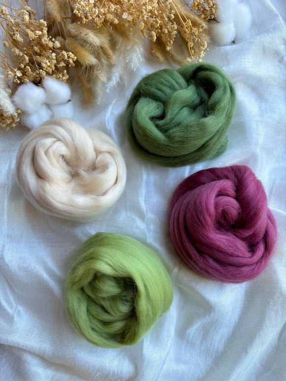 Wool Roving Bundle 3