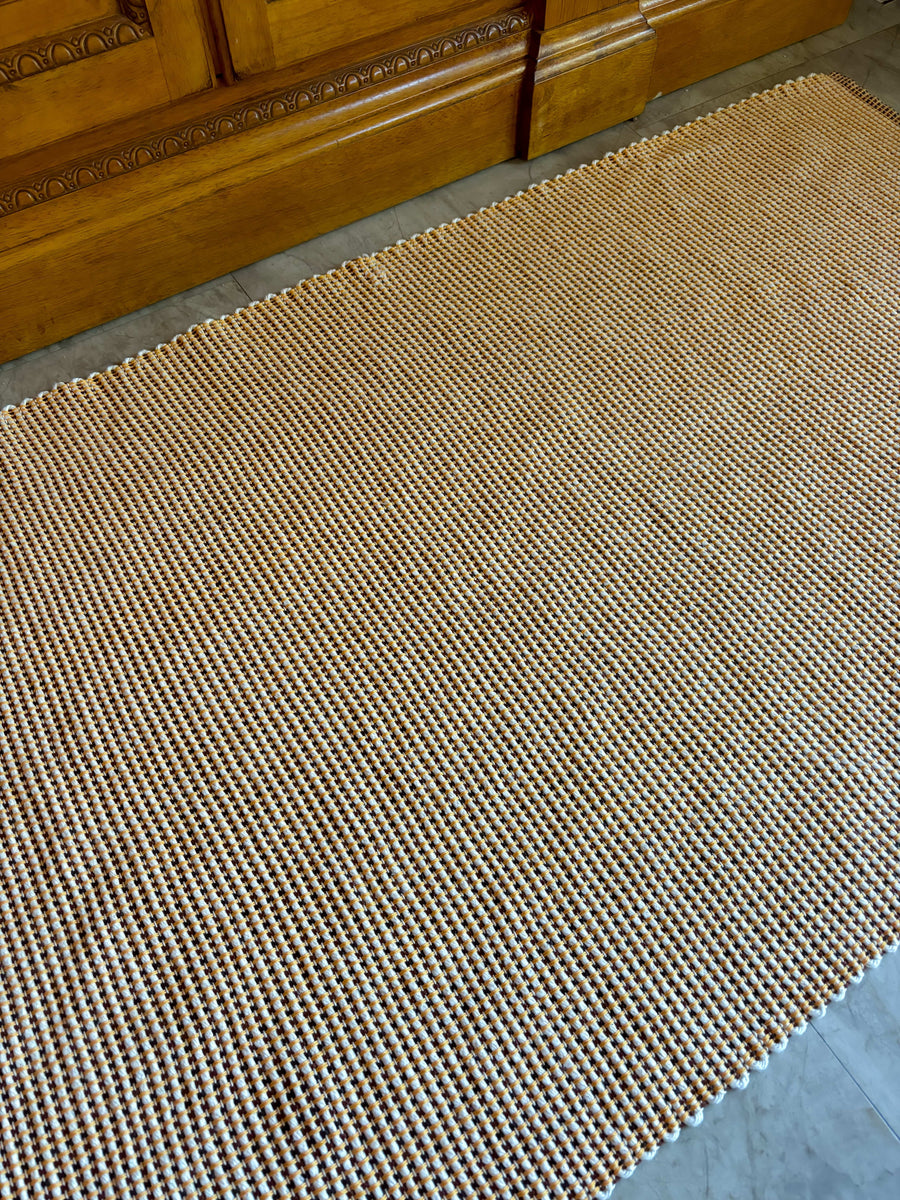 Golden Harvest Rep Weave Rug Pattern – Cotton Clouds Inc.