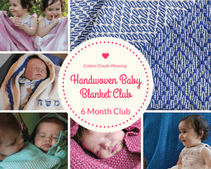 Handwoven Baby Blankets Club ~ 4 Shaft Weaving