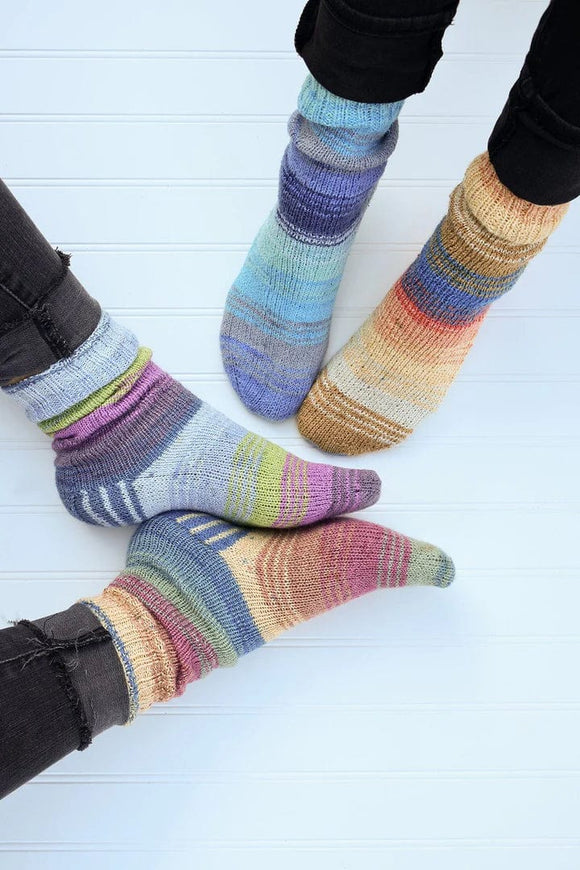 Bamboo Pop Toe-Up Socks (knit)