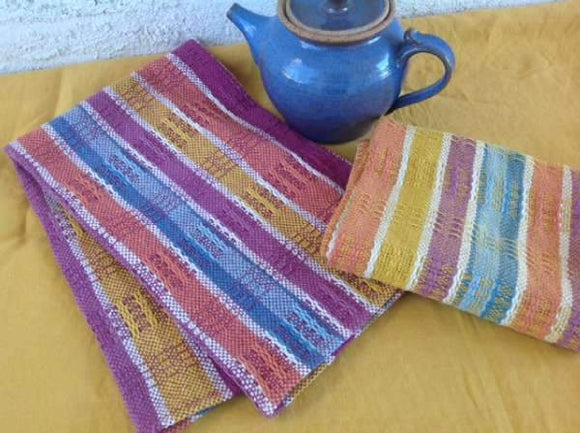 Friendship Tintes Naturales Towels for Rigid Heddle