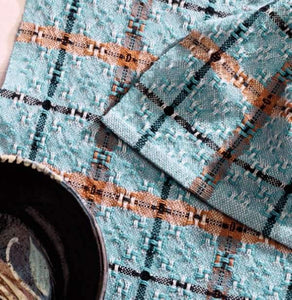 Huck Lace Pottery Inspired Placemats