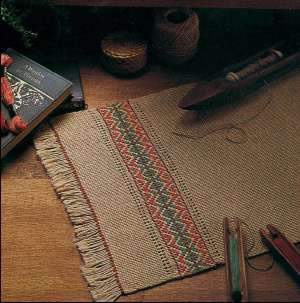 Table Runner with Twill & Leno Borders