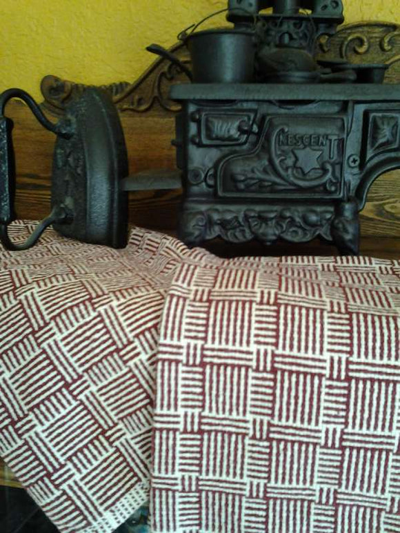 Log Cabin Towels Pattern