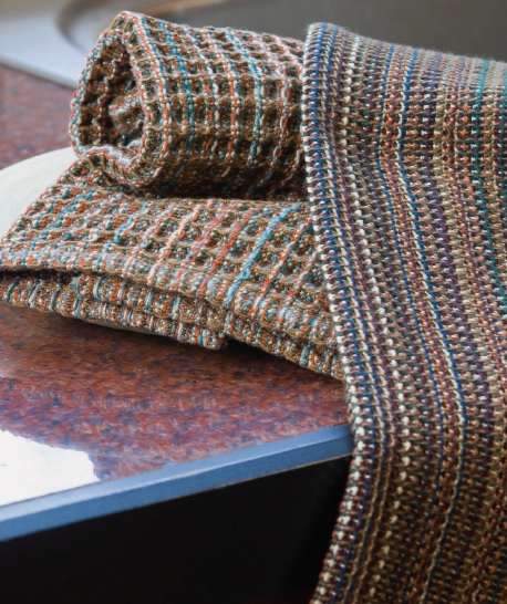 thumbnail image 2 of Simple Waffle Towels - Terracotta 2 of 12