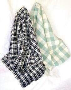 Simple Handwoven Cotton Dish Towels - Curly-n-Yarny