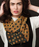 Turnabout Scarf in Chenille & Tencel