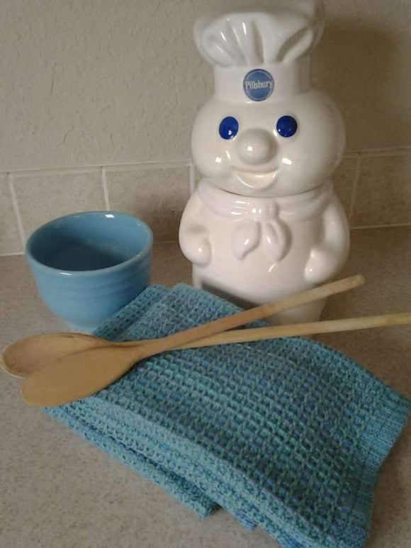 Waffle Weave Variegated Towels Pattern